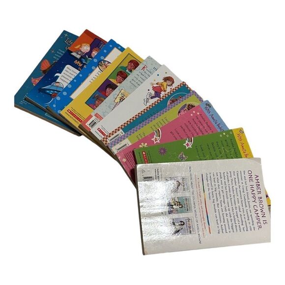 11 Young reader books lot, bundle, Julie B Jones, Amber Brown, pippi, - Picture 5 of 7